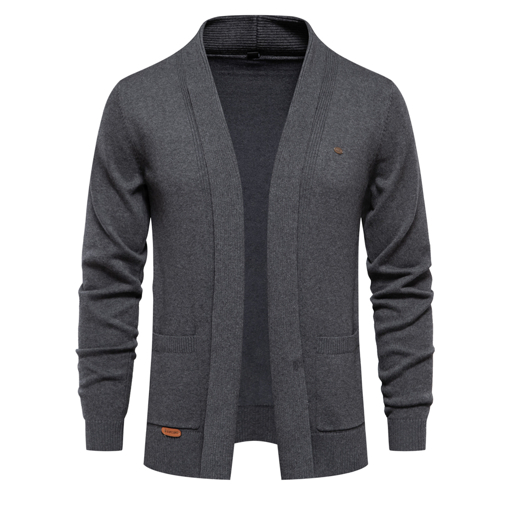 Men'S Fashion Zip Sweater - Kardigan katun musim dingin pria, Sweater