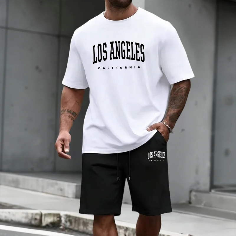 Men'S Fashion Rules - Setelan Olahraga Pria Atasan Lengan Pendek