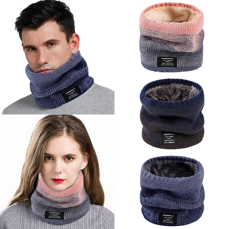 Men'S Fashion Head Scarf - Syal Kepala Gradien Rajutan Wanita Pria