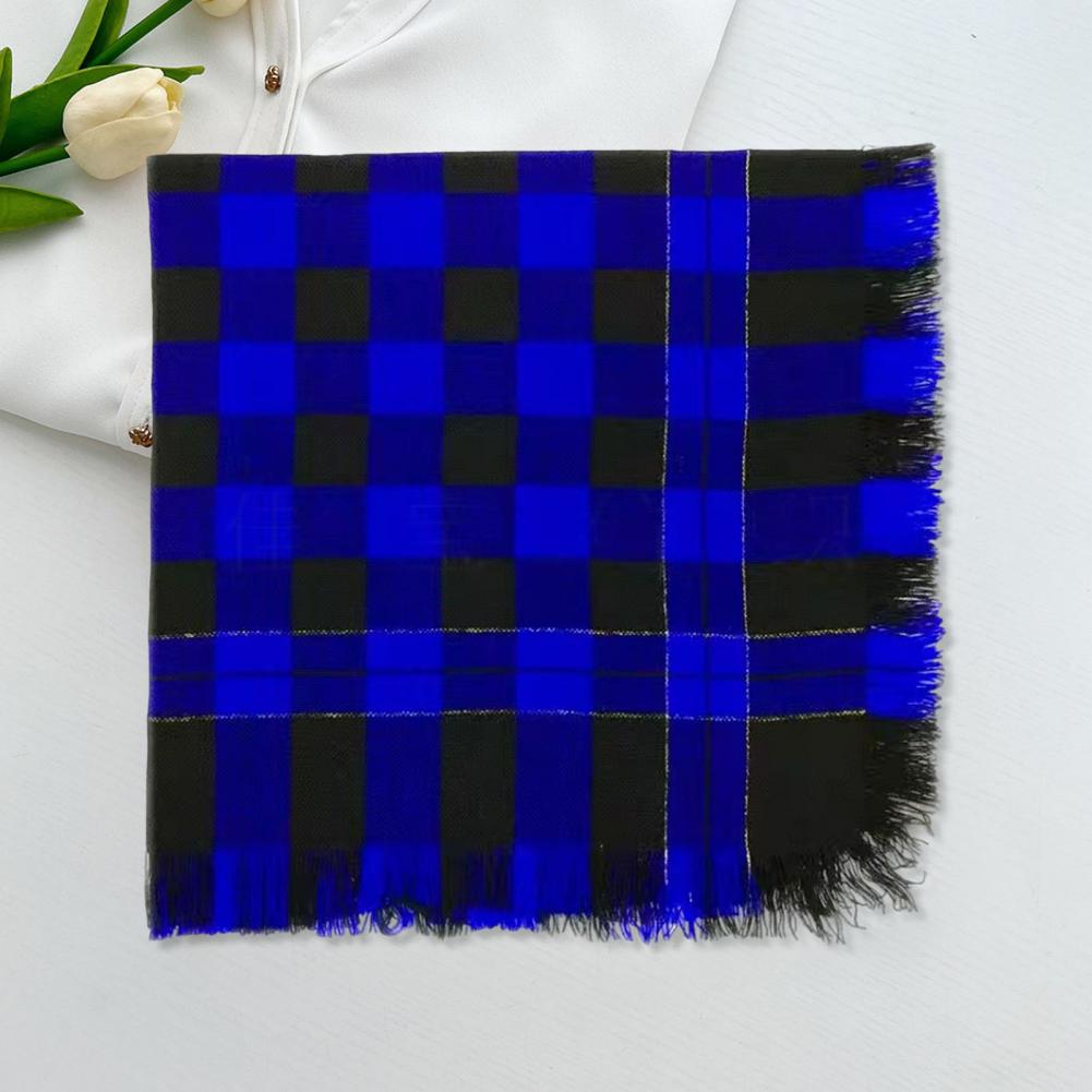 Men'S Fashion Head Scarf - Selendang Wol Lembut, Syal Persegi Wol
