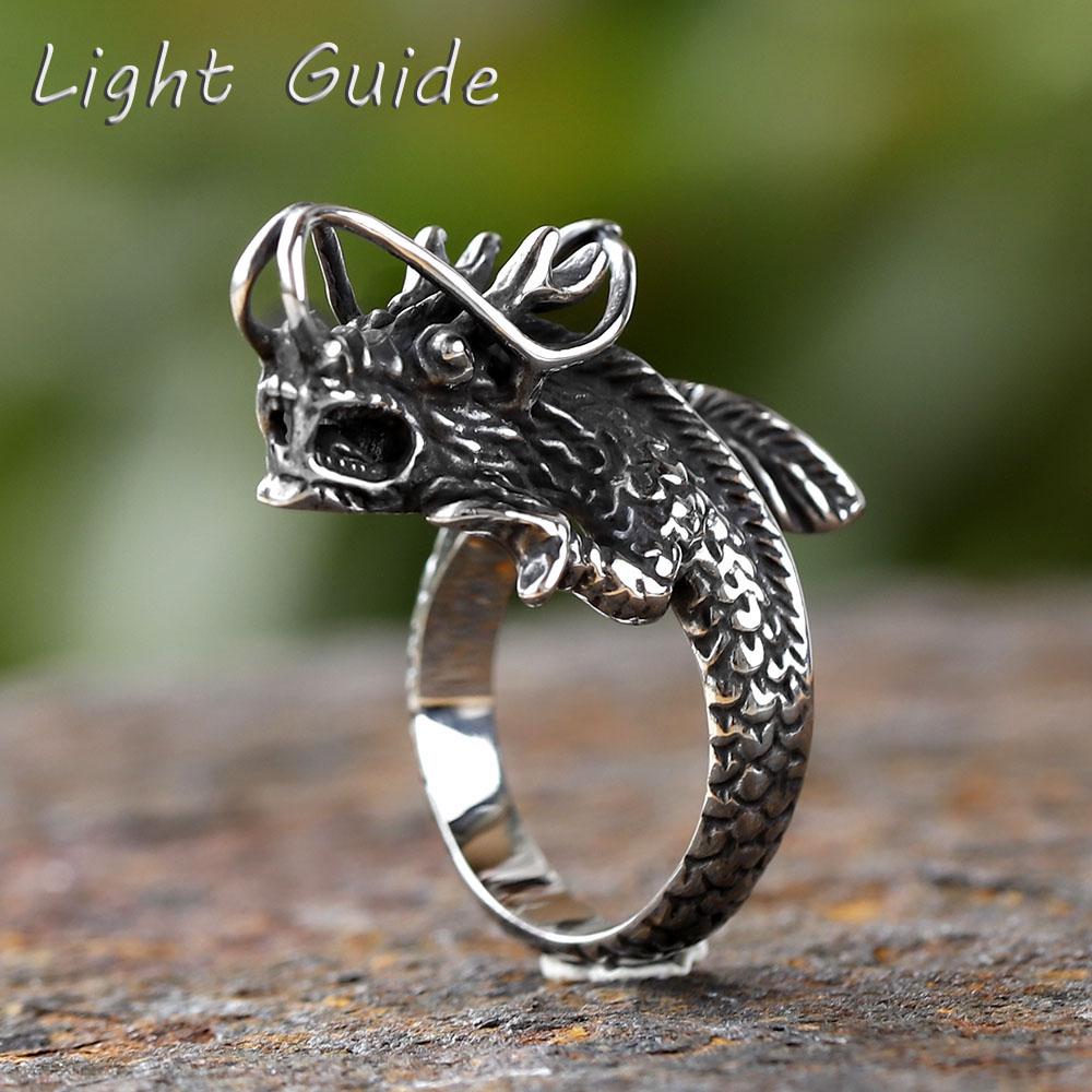 Men'S Fashion Guide - Cincin besi tahan karat 316L baru