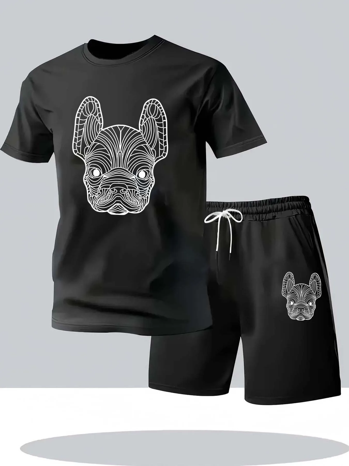Men'S Fashion Rules - Setelan Kaos Lengan Pendek dan Celana
