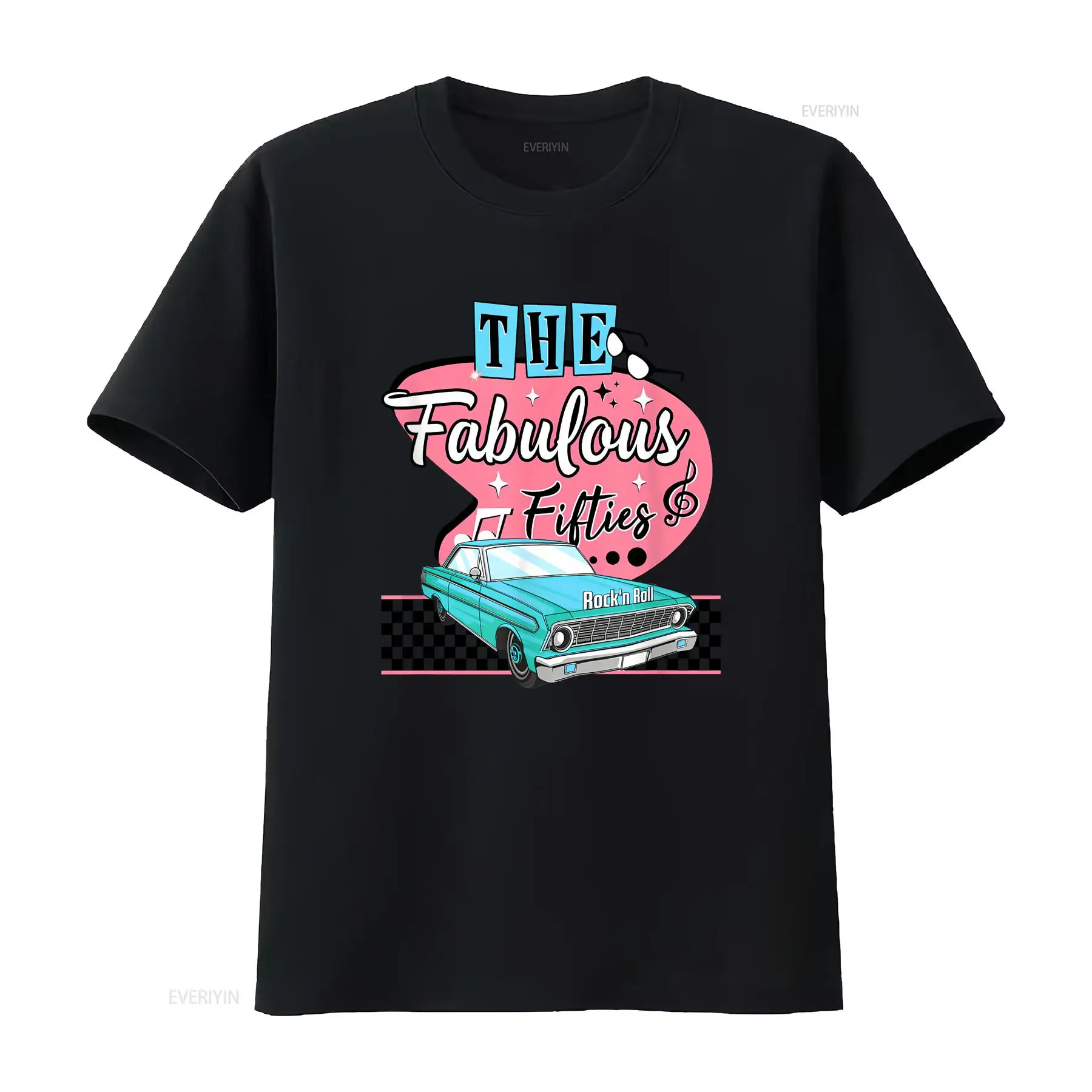 1950S Fashion Men'S - Kaos Vintage The Fabulous Fifties 1950s