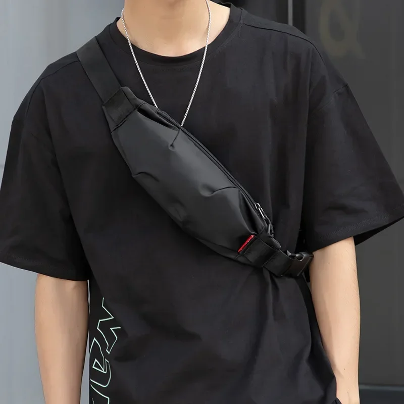 Fashion Harness Men - Tas Selempang Pria Minimalis Tahan Air,