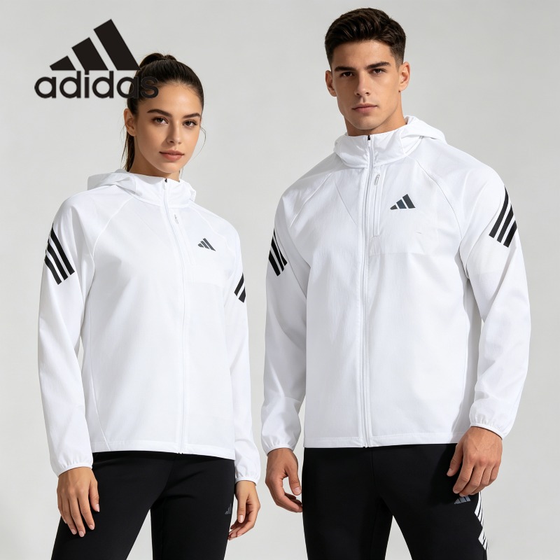 Windbreaker Men Zip - Adidas Woven Cropped Hood Zip Windbreaker