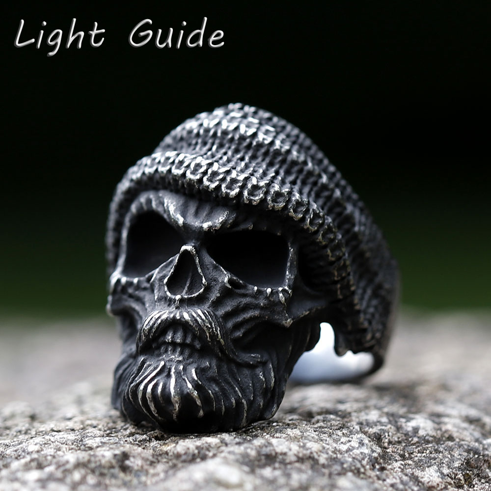 Men'S Fashion Guide - Cincin tengkorak Vintage pria, cincin perhiasan