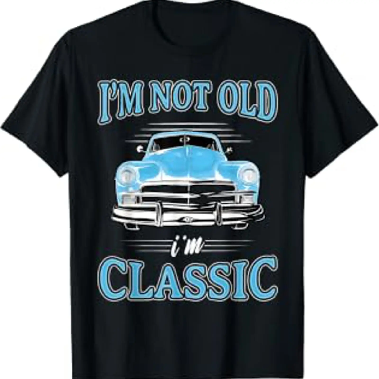 1950S Fashion Men'S - Kaos Mobil Retro 'Aku Tidak Tua'