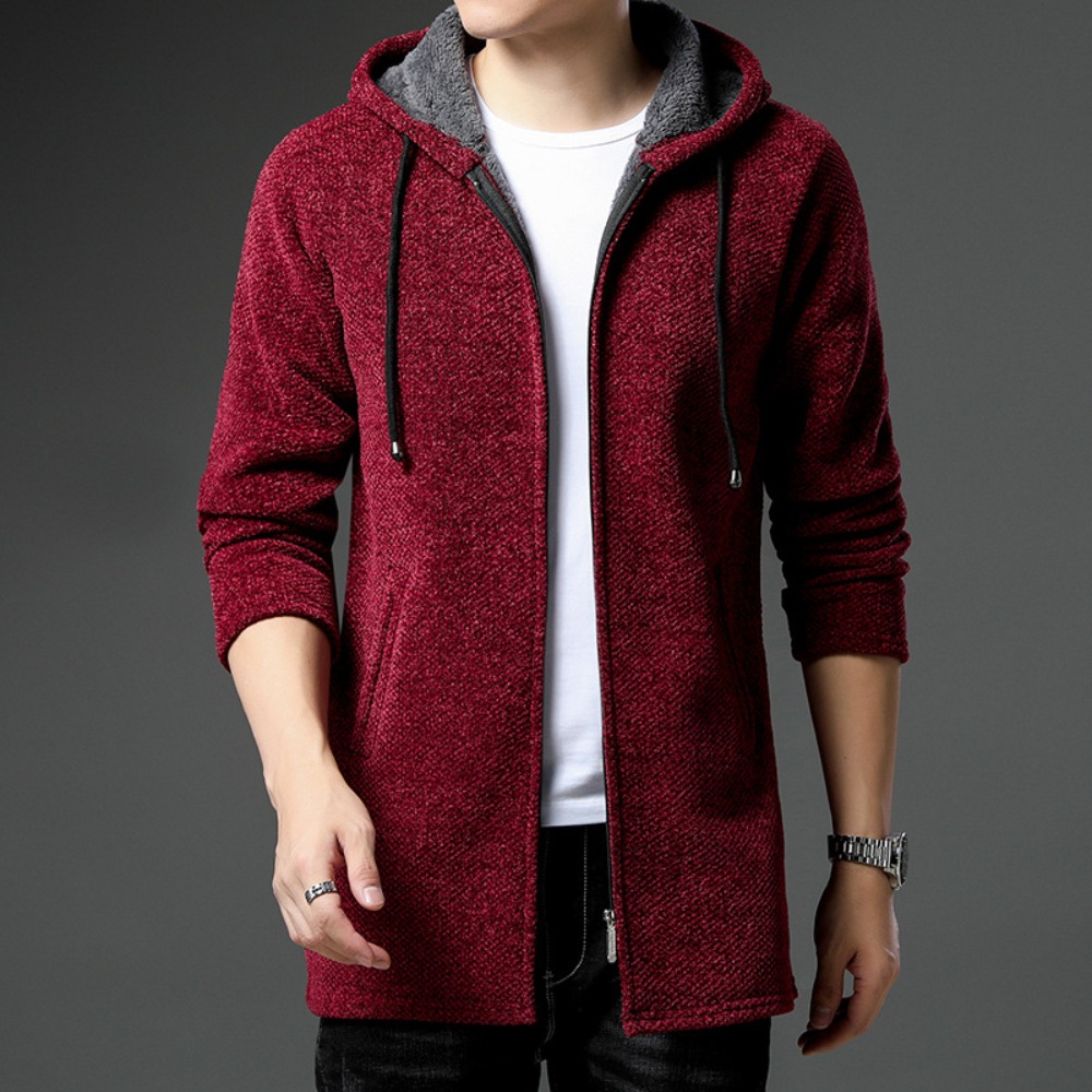 Sweater rajut pria, kardigan b - Men'S Fashion Zip Sweater ulasan dan harga