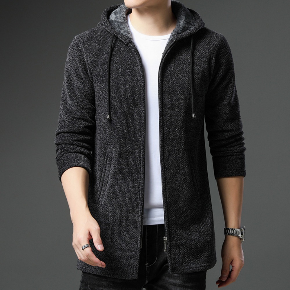 Sweater rajut pria, kardigan b - Men'S Fashion Zip Sweater ulasan dan harga