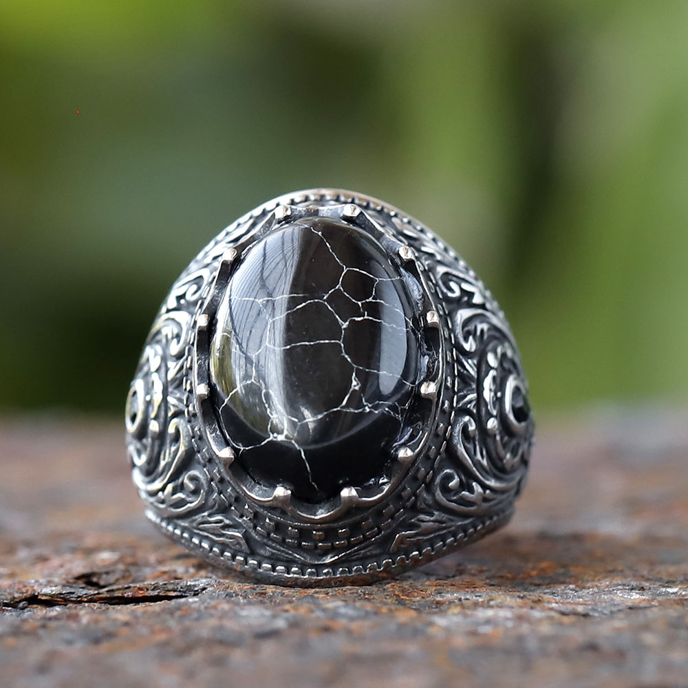 Cincin zirkon Hitam Turki buat - Men'S Fashion Guide ulasan dan harga