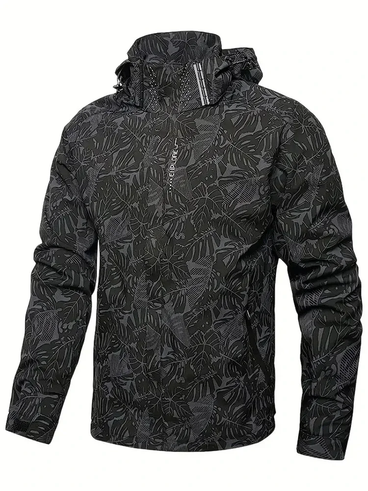 Jaket Pria Kasual Anti Air Tah - Windbreaker Men Zip ulasan dan harga