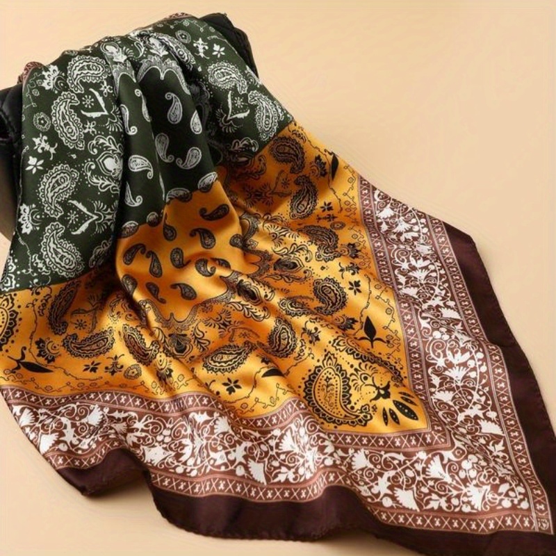 Selendang Persegi Bermotif Pai - Men'S Fashion Head Scarf ulasan dan harga