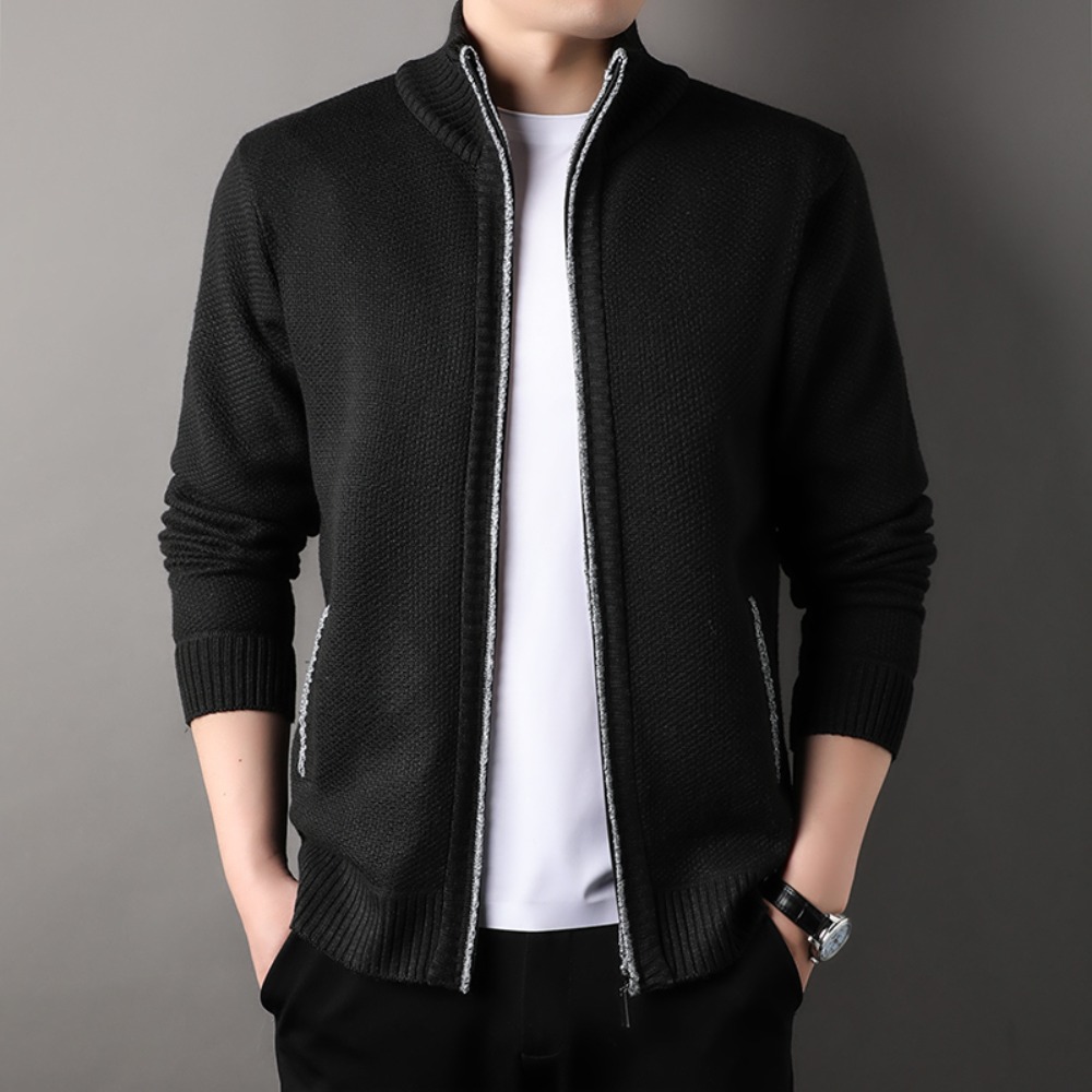 Jaket kardigan pria, Sweater r - Men'S Fashion Zip Sweater ulasan dan harga