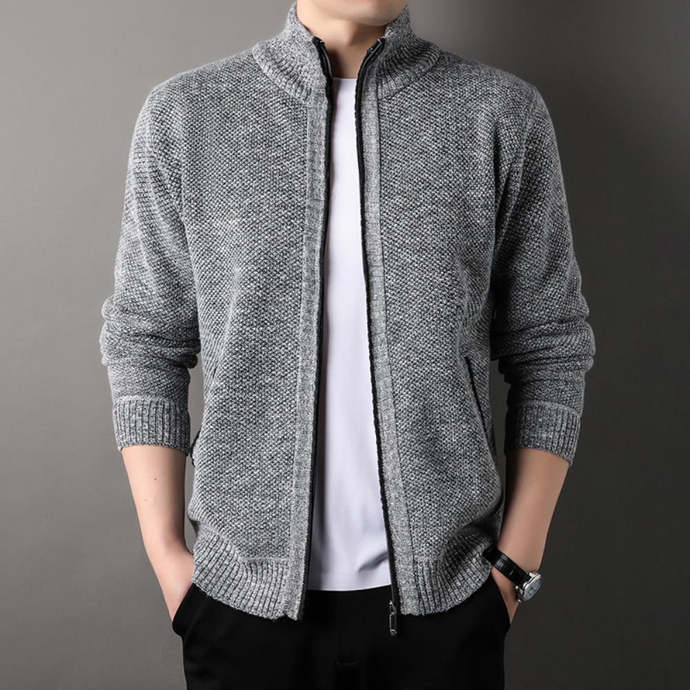 Jaket kardigan pria, Sweater r - Men'S Fashion Zip Sweater ulasan dan harga