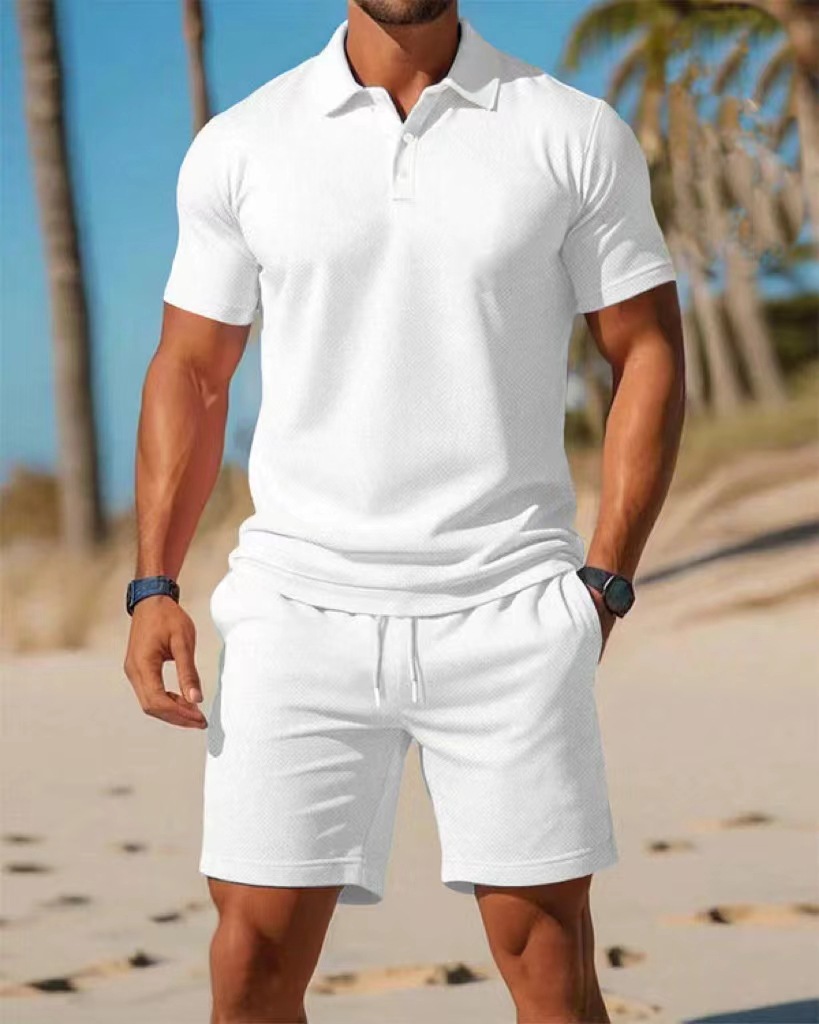 Set Kaos Polo Musim Panas Pria - Men'S Fashion Polo ulasan dan harga