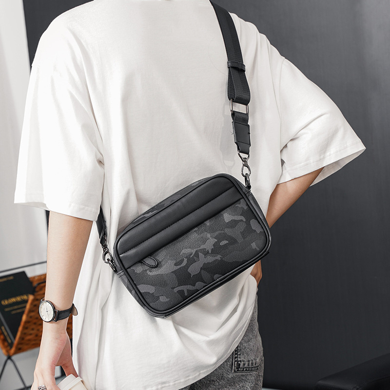 Tas Selempang Kecil Kamuflase  - Fashion Harness Men ulasan dan harga