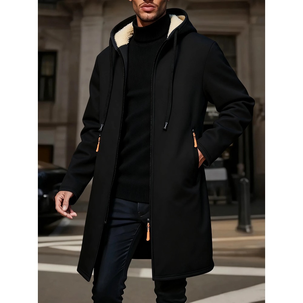 Jaket Mantel Panjang Musim Din - Windbreaker Men Zip ulasan dan harga