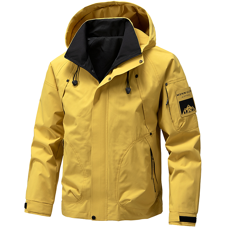 Jaket Hoodie Tahan Air Musim S - Windbreaker Men Zip ulasan dan harga
