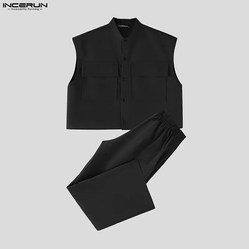 INCERUN Set Pria Atasan Crop T - Men'S Fashion Rules ulasan dan harga
