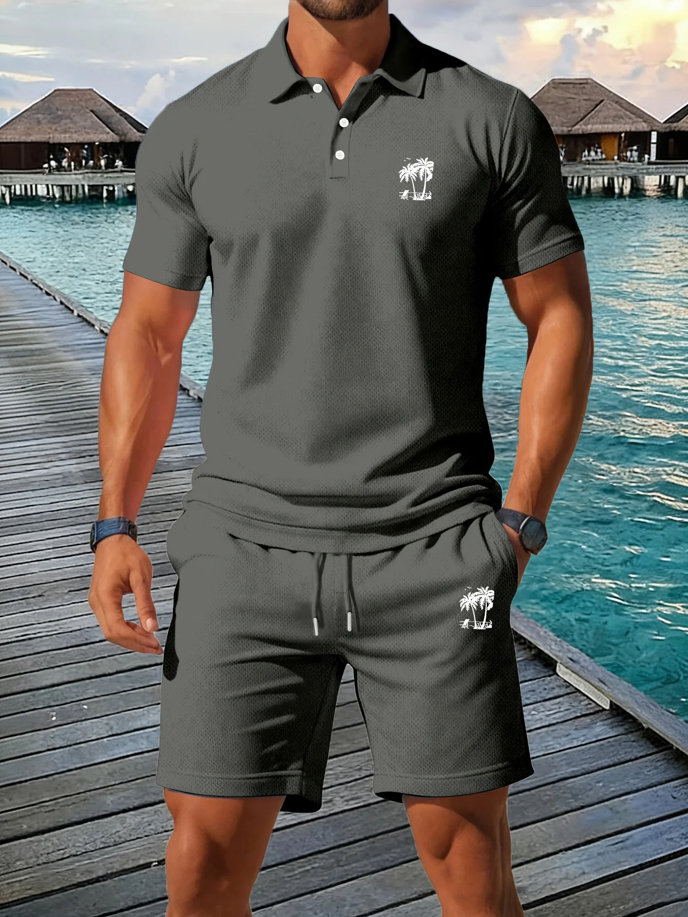 Setelan Kaos Polo Pria Baru Mu - Men'S Fashion Polo ulasan dan harga