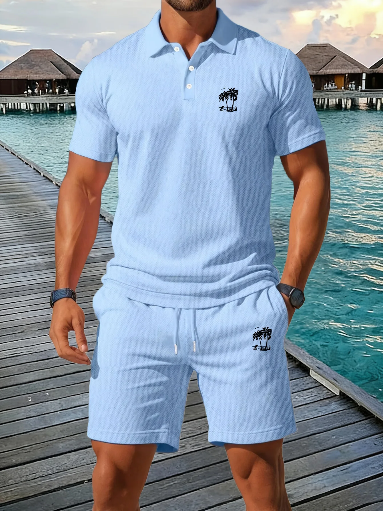 Setelan Kaos Polo Pria Baru Mu - Men'S Fashion Polo ulasan dan harga