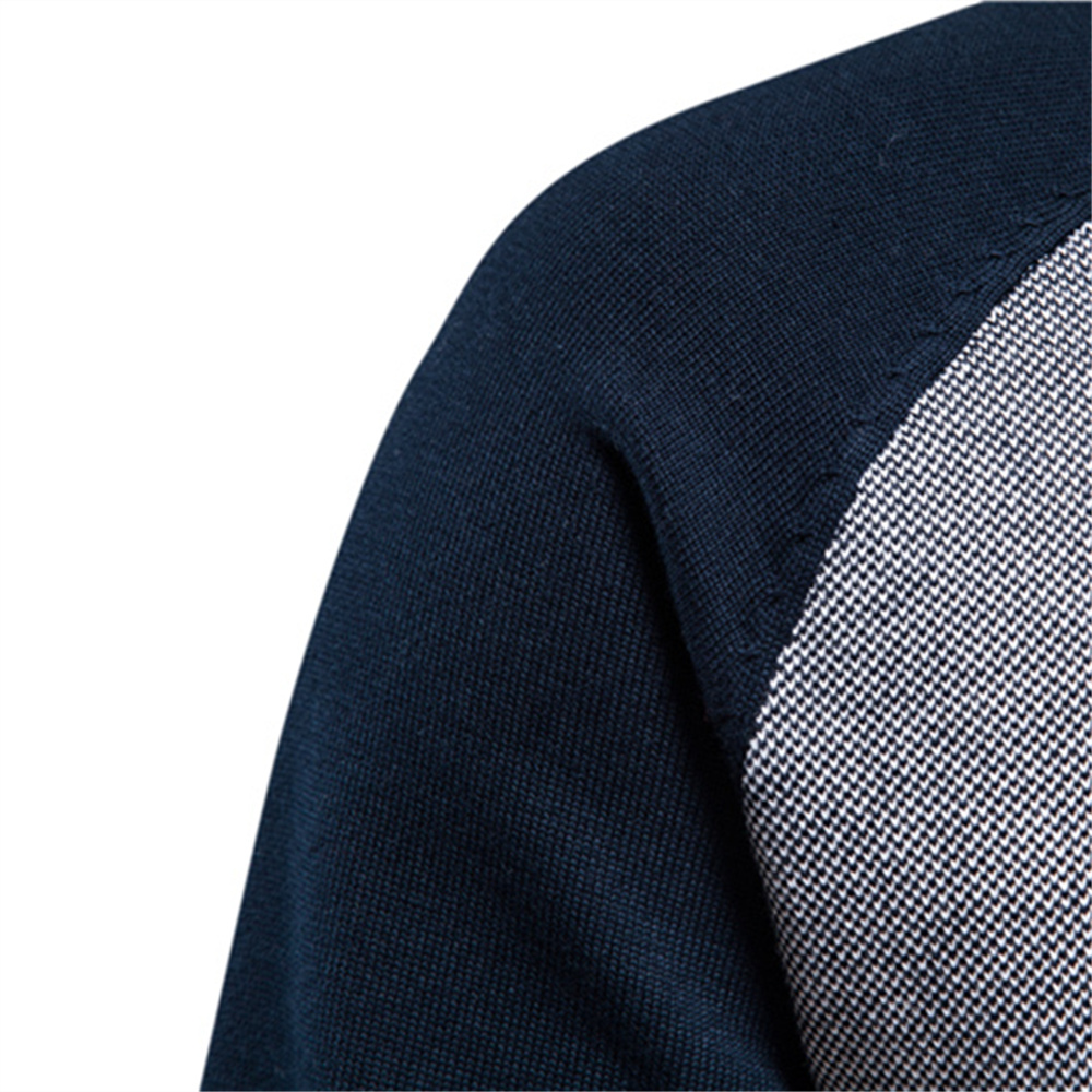 AIOPESON kardigan Splice pria, - Men'S Fashion Zip Sweater ulasan dan harga