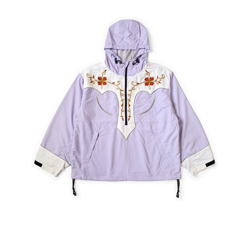 Jaket Anorak Bordir Bunga High - Windbreaker Men Zip ulasan dan harga