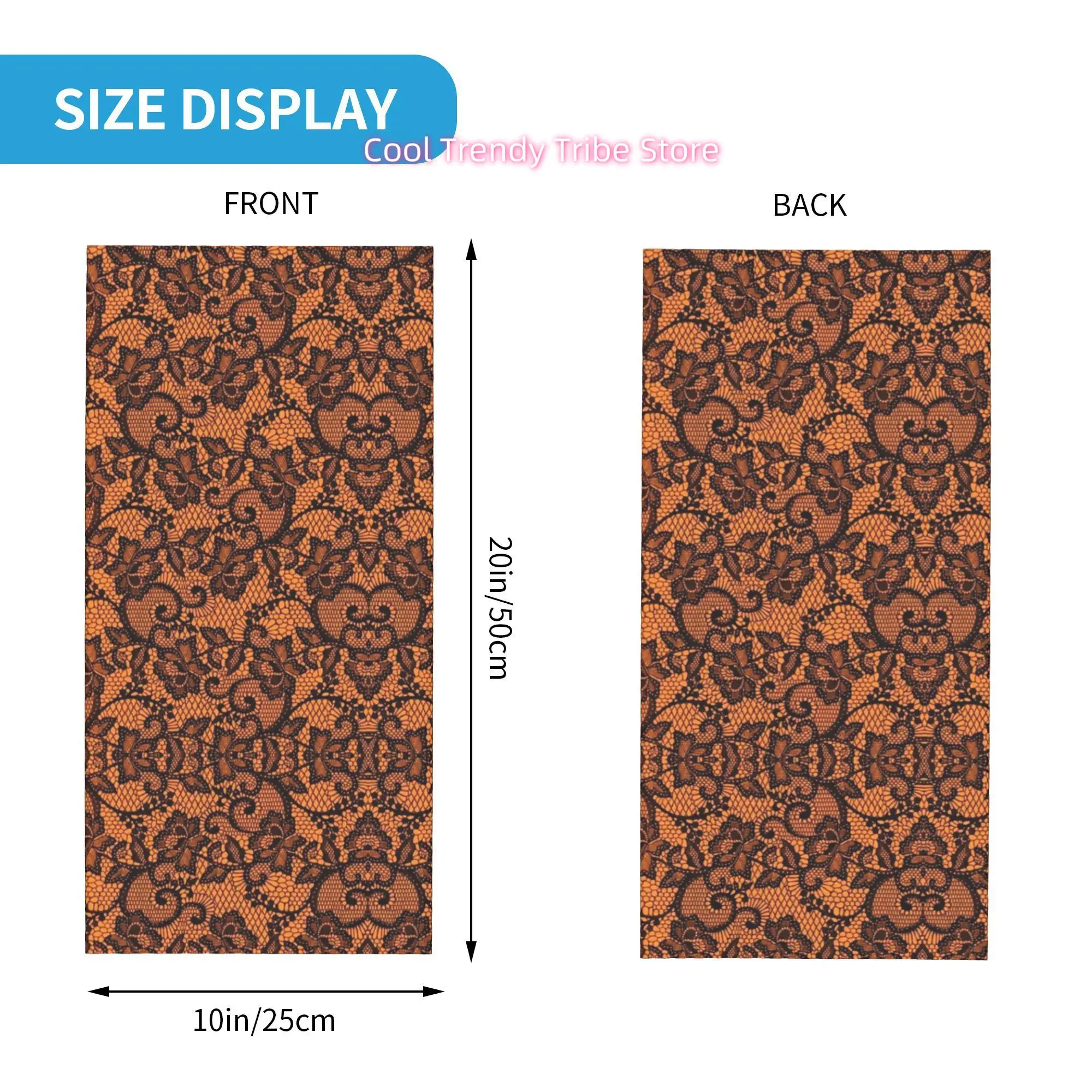 Bandana Pria Motif Bunga Renda - Men'S Fashion Head Scarf ulasan dan harga