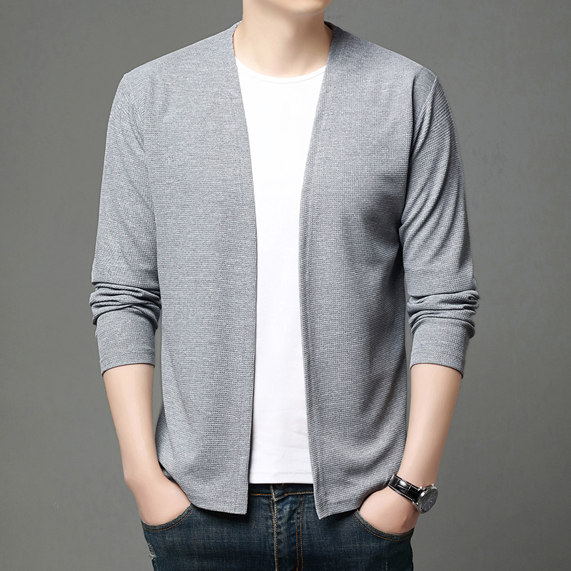 Jaket Kardigan Rajutan Warna P - Men'S Fashion Zip Sweater ulasan dan harga