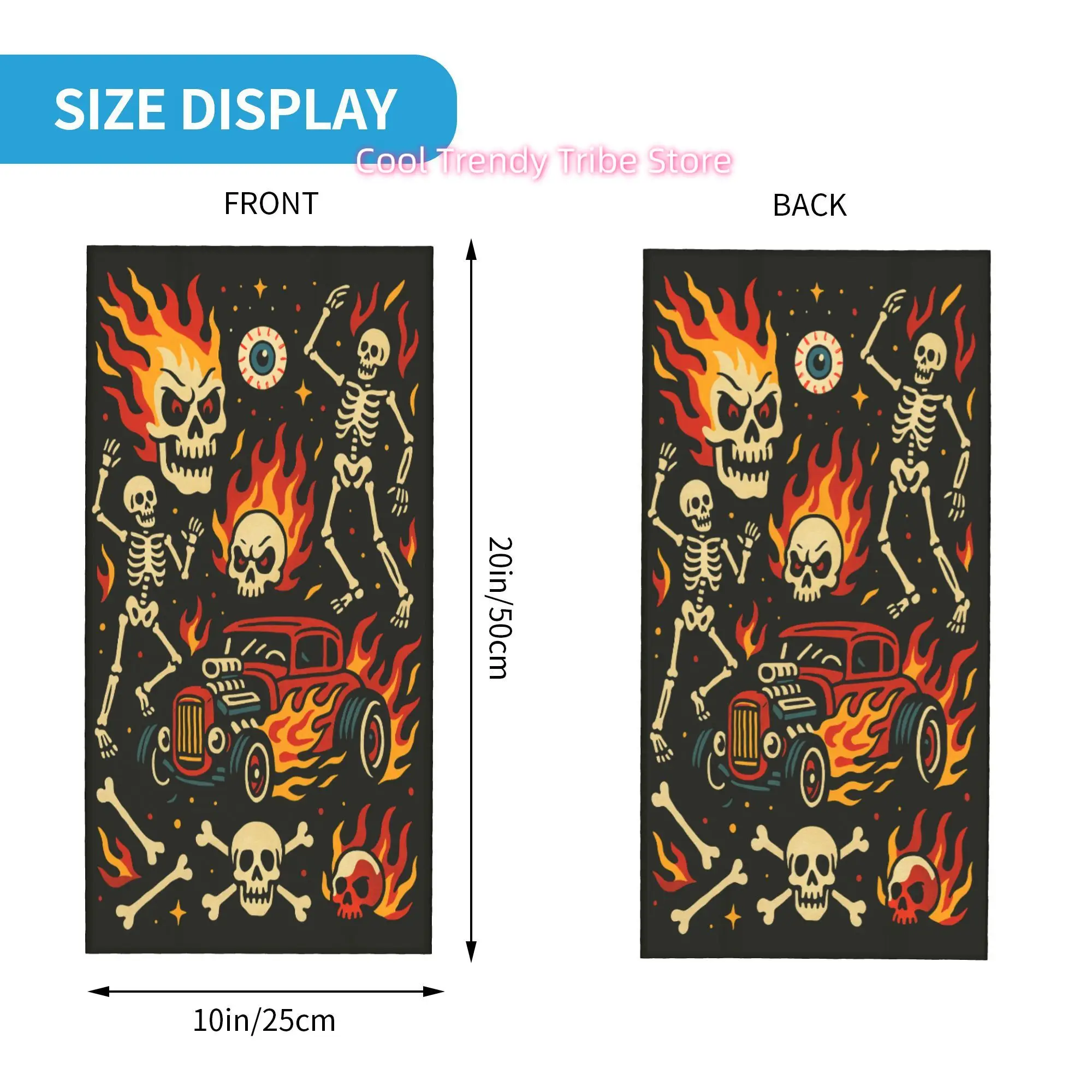 Bandana Pria Motif Tengkorak B - Men'S Fashion Head Scarf ulasan dan harga