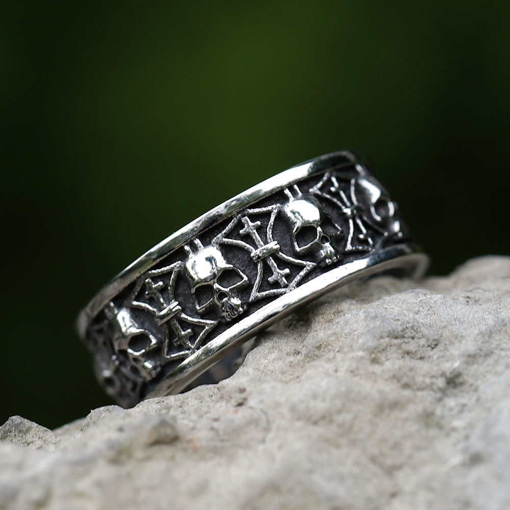 Cincin tengkorak 316L besi tah - Men'S Fashion Guide ulasan dan harga