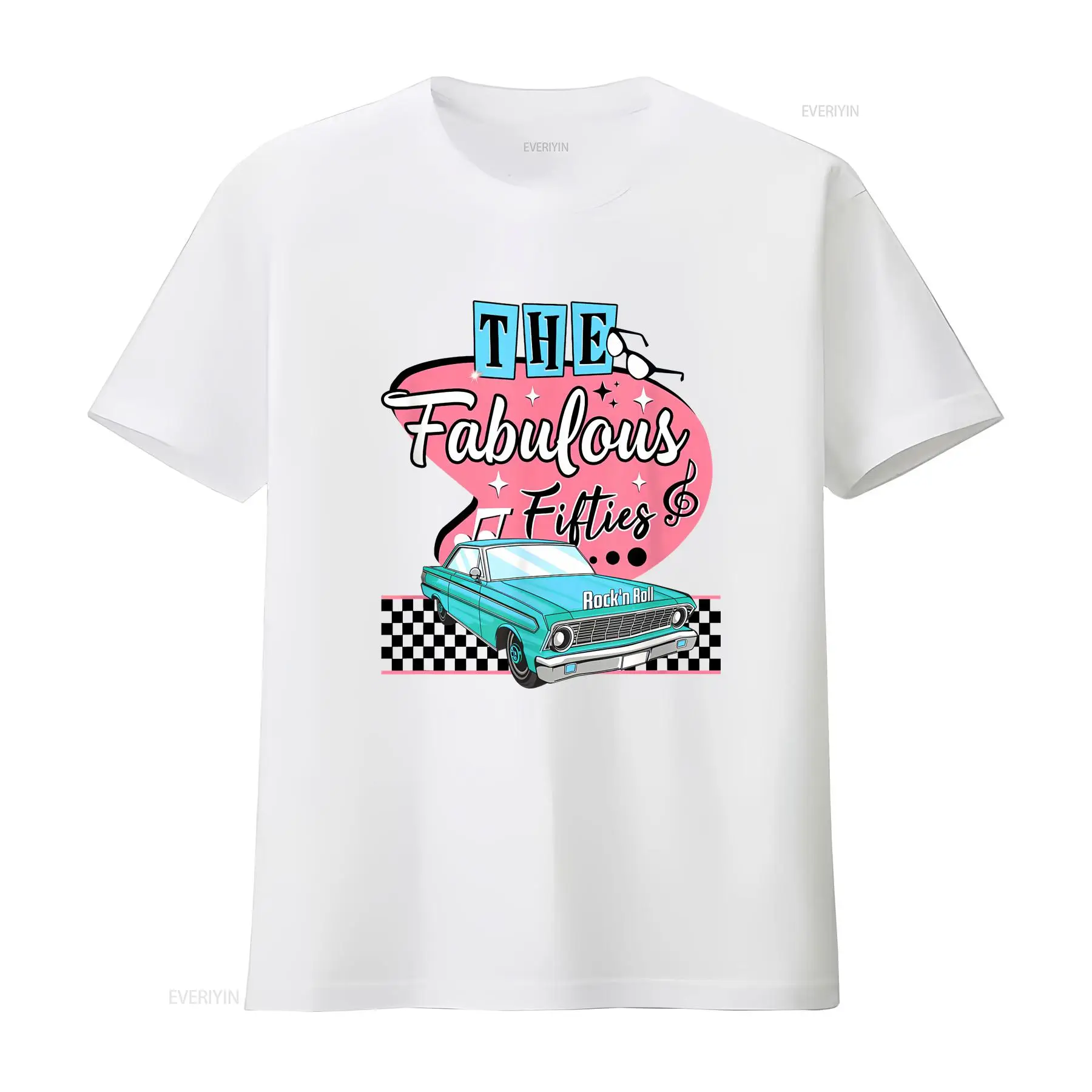 Kaos Vintage The Fabulous Fift - 1950S Fashion Men'S ulasan dan harga