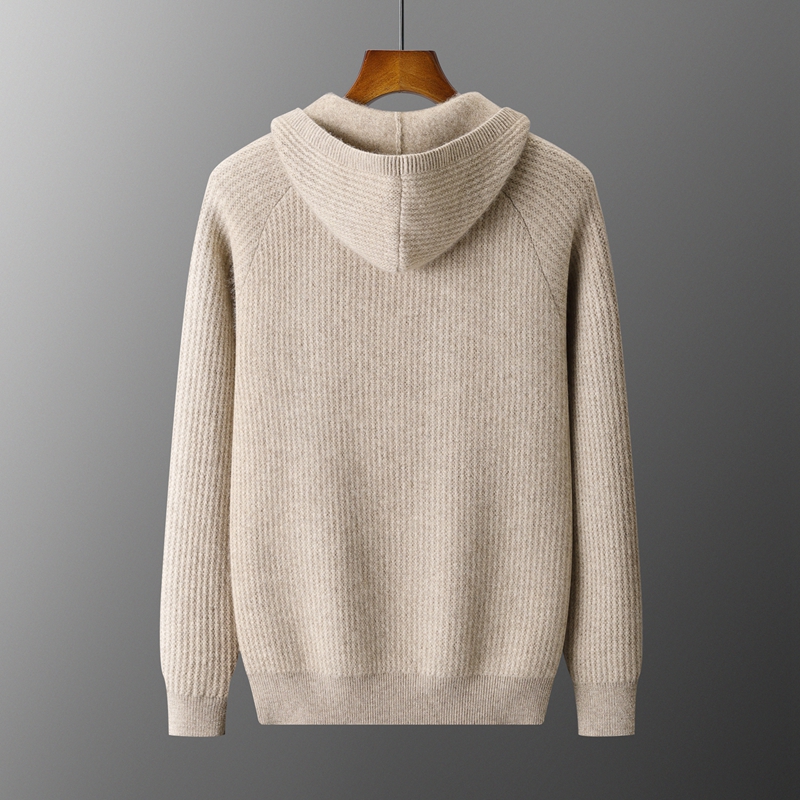 Kardigan Hoodie Ritsleting Teb - Men'S Fashion Zip Sweater ulasan dan harga