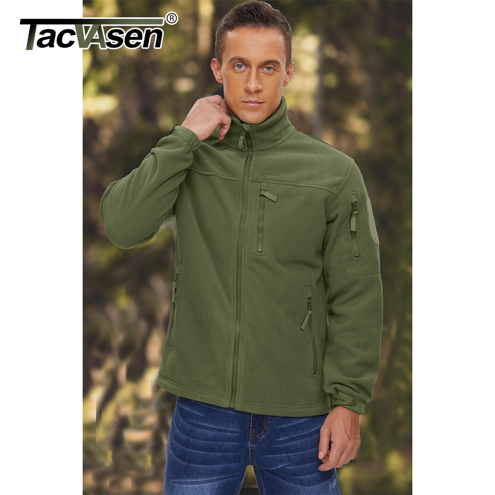 TACVASEN jaket bulu lembut unt - Windbreaker Men Zip ulasan dan harga