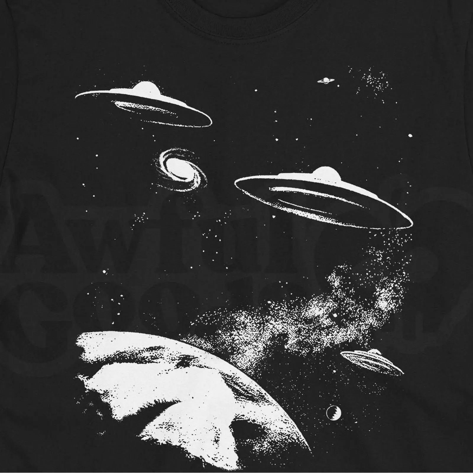 Kaos Retro UFO Desain Alien Sc - 1950S Fashion Men'S ulasan dan harga