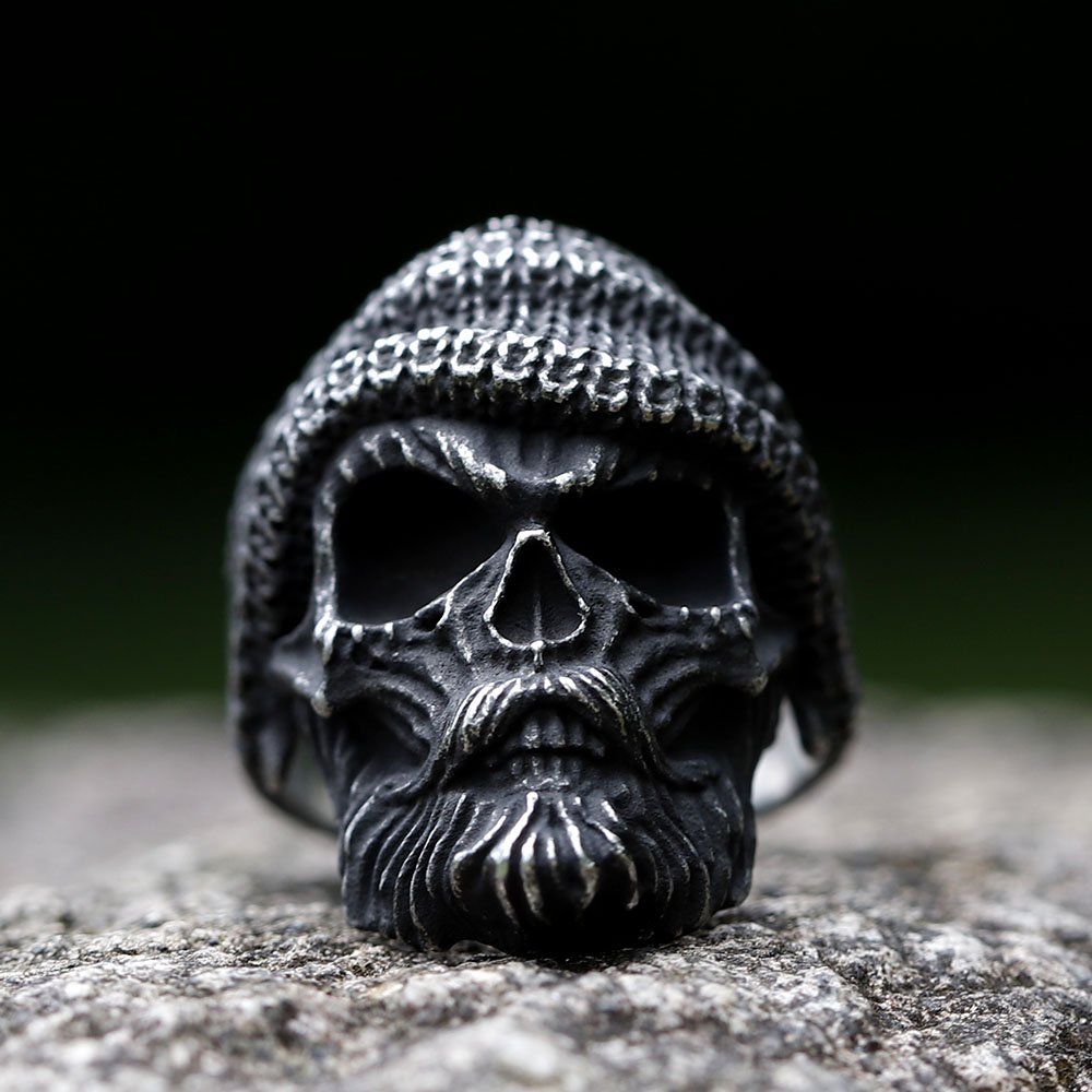 Cincin tengkorak Vintage pria, - Men'S Fashion Guide ulasan dan harga