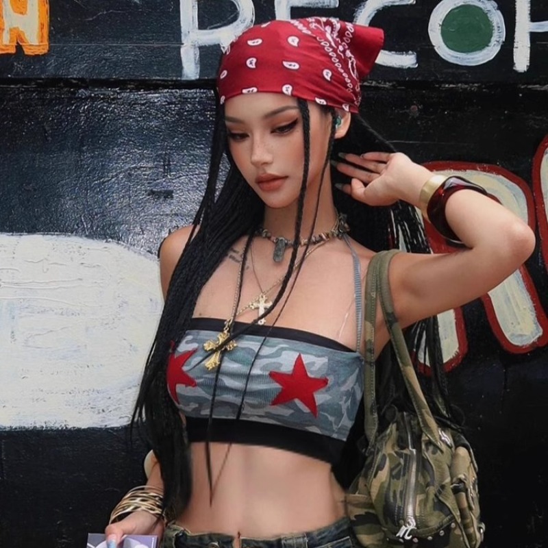 Bandana Uniseks Pria Wanita, I - Men'S Fashion Head Scarf ulasan dan harga