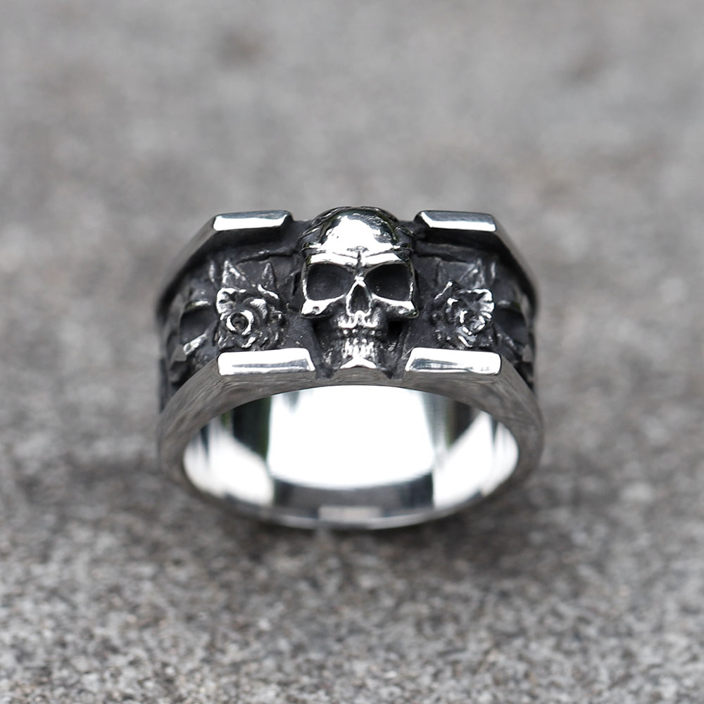Cincin tengkorak antik 316L pr - Men'S Fashion Guide ulasan dan harga
